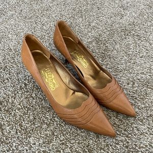 Salvatore Ferragamo Brown Heels